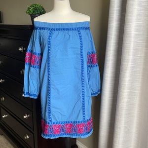 Pomegranate women’s off the shoulder dress size small